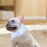 Maxbell Dog Cooling Bandana Accessories Clothes Neck Wrap for Indoor Camping Fishing Blue and S
