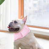 Maxbell Dog Cooling Bandana Accessories Clothes Neck Wrap for Indoor Camping Fishing Pink and L