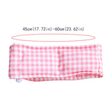 Maxbell Dog Cooling Bandana Accessories Clothes Neck Wrap for Indoor Camping Fishing Pink and M