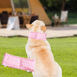 Maxbell Dog Cooling Bandana Accessories Clothes Neck Wrap for Indoor Camping Fishing Pink and M