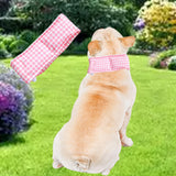 Maxbell Dog Cooling Bandana Accessories Clothes Neck Wrap for Indoor Camping Fishing Pink and S