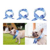 Maxbell Dog Cooling Bandana for Hot Weather Portable Breathable Ice Scarf S