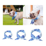 Maxbell Dog Cooling Bandana for Hot Weather Portable Breathable Ice Scarf S