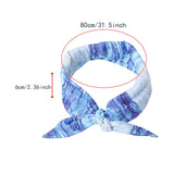 Maxbell Dog Cooling Bandana for Hot Weather Portable Breathable Ice Scarf M
