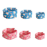 Maxbell Dog Cooling Bandana Breathable Soft Summer Collar for Fishing Indoor Camping Blue and L