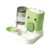 Maxbell 2 in 1 Automatic Pet Feeder Pet Food Bowl for Small Animals Small Dogs Green