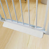 Maxbell Baby Gate Stabilizing Feet Easily Install Sturdy Multipurpose Avoid Tripping White