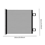 Maxbell Expandable Cat Barrier Expandable Gate Pet Barrier for House Doorway Outdoor M