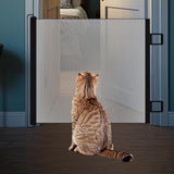 Maxbell Expandable Cat Barrier Expandable Gate Pet Barrier for House Doorway Outdoor M