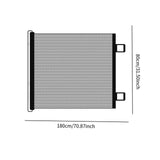 Maxbell Expandable Cat Barrier Expandable Gate Pet Barrier for House Doorway Outdoor L