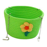Maxbell Small Pet Hammock Comfortable Pet House Hanging Bed for Home Use Yard Garden Green