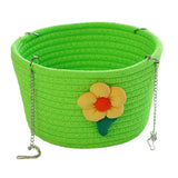 Maxbell Small Pet Hammock Comfortable Pet House Hanging Bed for Home Use Yard Garden Green