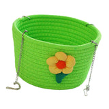 Maxbell Small Pet Hammock Comfortable Pet House Hanging Bed for Home Use Yard Garden Green