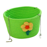Maxbell Small Pet Hammock Comfortable Pet House Hanging Bed for Home Use Yard Garden Green
