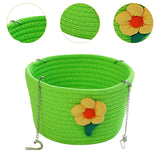 Maxbell Small Pet Hammock Comfortable Pet House Hanging Bed for Home Use Yard Garden Green
