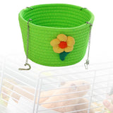 Maxbell Small Pet Hammock Comfortable Pet House Hanging Bed for Home Use Yard Garden Green