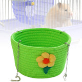 Maxbell Small Pet Hammock Comfortable Pet House Hanging Bed for Home Use Yard Garden Green
