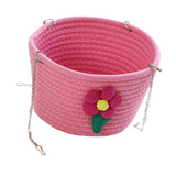 Maxbell Small Pet Hammock Comfortable Pet House Hanging Bed for Home Use Yard Garden Pink