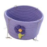 Maxbell Small Pet Hammock Comfortable Pet House Hanging Bed for Home Use Yard Garden Purple
