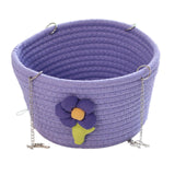 Maxbell Small Pet Hammock Comfortable Pet House Hanging Bed for Home Use Yard Garden Purple