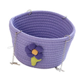 Maxbell Small Pet Hammock Comfortable Pet House Hanging Bed for Home Use Yard Garden Purple