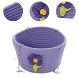 Maxbell Small Pet Hammock Comfortable Pet House Hanging Bed for Home Use Yard Garden Purple