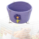 Maxbell Small Pet Hammock Comfortable Pet House Hanging Bed for Home Use Yard Garden Purple