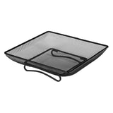 Maxbell Ground Bird Feeder Tray Metal Mesh Square Platform for Squirrel Chicken Deck