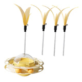 Maxbell Interactive Cat Toy Detachable Unique for Indoor Cats for Ideal Gift Playing Cream yellow