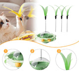 Maxbell Interactive Cat Toy Detachable Unique for Indoor Cats for Ideal Gift Playing Green