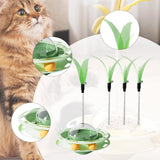 Maxbell Interactive Cat Toy Detachable Unique for Indoor Cats for Ideal Gift Playing Green