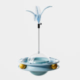 Maxbell Interactive Cat Toy Detachable Unique for Indoor Cats for Ideal Gift Playing Blue