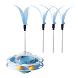 Maxbell Interactive Cat Toy Detachable Unique for Indoor Cats for Ideal Gift Playing Blue