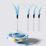 Maxbell Interactive Cat Toy Detachable Unique for Indoor Cats for Ideal Gift Playing Blue