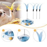 Maxbell Interactive Cat Toy Detachable Unique for Indoor Cats for Ideal Gift Playing Blue