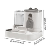 Maxbell Cat Feeder and Water Dispenser Food Bowl Home Floor Gift Indoor Water Feeder