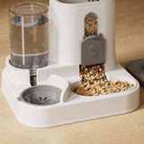 Maxbell Cat Feeder and Water Dispenser Food Bowl Home Floor Gift Indoor Water Feeder