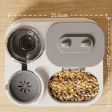 Maxbell Cat Feeder and Water Dispenser Food Bowl Home Floor Gift Indoor Water Feeder