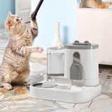 Maxbell Cat Feeder and Water Dispenser Food Bowl Home Floor Gift Indoor Water Feeder