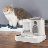 Maxbell Cat Feeder and Water Dispenser Food Bowl Home Floor Gift Indoor Water Feeder
