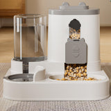 Maxbell Cat Feeder and Water Dispenser Food Bowl Home Floor Gift Indoor Water Feeder