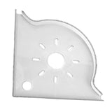 Maxbell Corner Fish Tank Shelf Organizer Coral Frag Holder for Family Adults Friends White