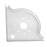 Maxbell Corner Fish Tank Shelf Organizer Coral Frag Holder for Family Adults Friends White