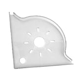 Maxbell Corner Fish Tank Shelf Organizer Coral Frag Holder for Family Adults Friends White