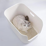 Maxbell Cat Litter Box Cage Accessories High Sided for Small Animals Kitten Hamsters L