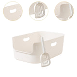 Maxbell Cat Litter Box Cage Accessories High Sided for Small Animals Kitten Hamsters L