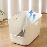 Maxbell Cat Litter Box Cage Accessories High Sided for Small Animals Kitten Hamsters XL