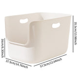 Maxbell Cat Litter Box Cage Accessories High Sided for Small Animals Kitten Hamsters XL