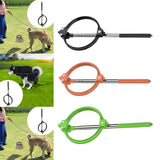 Maxbell Dog Poops Catcher Pet Waste Picker for Grass Walking Large Medium Small Pets black