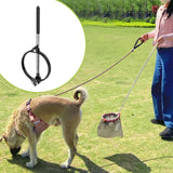 Maxbell Dog Poops Catcher Pet Waste Picker for Grass Walking Large Medium Small Pets black